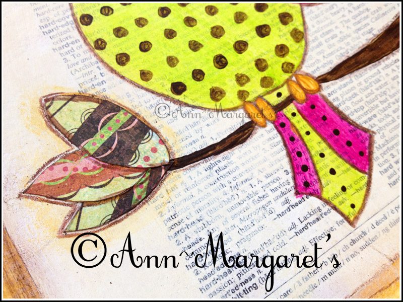 owl-tree-branch-mixedmedia